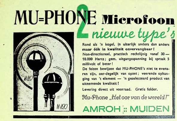 Mu Phone ad 1942