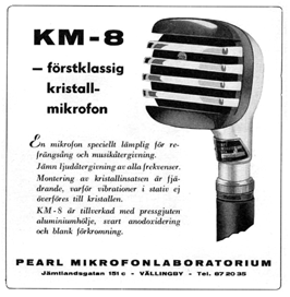 Pearl KM-8 ad