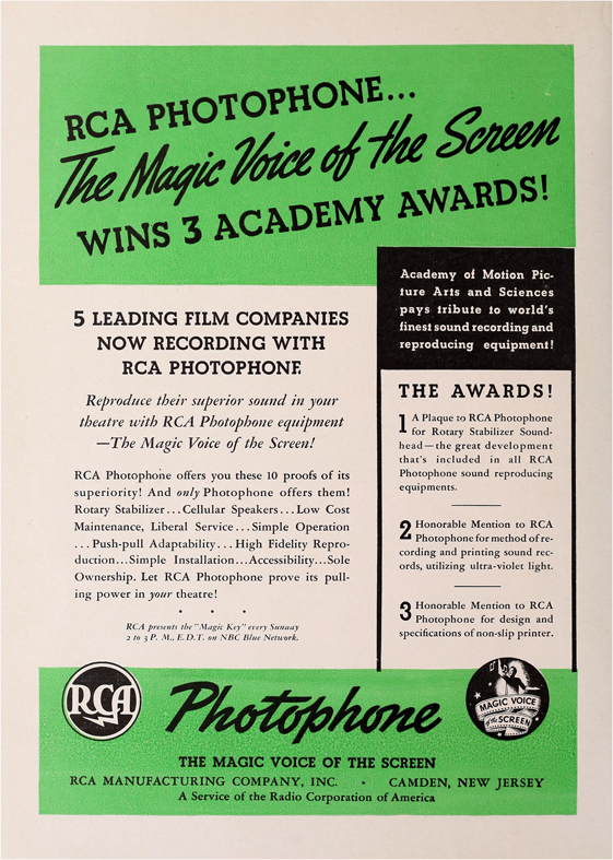 RCA Photophone ad 1937