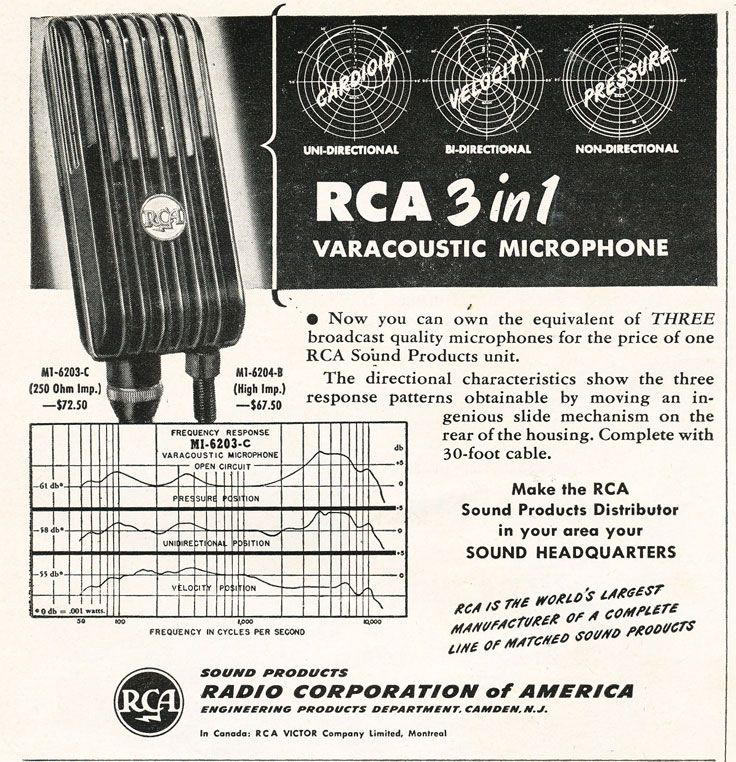 RCA Varacoustic advertentie