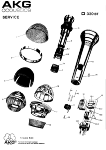 akg d 330bt parts list 1