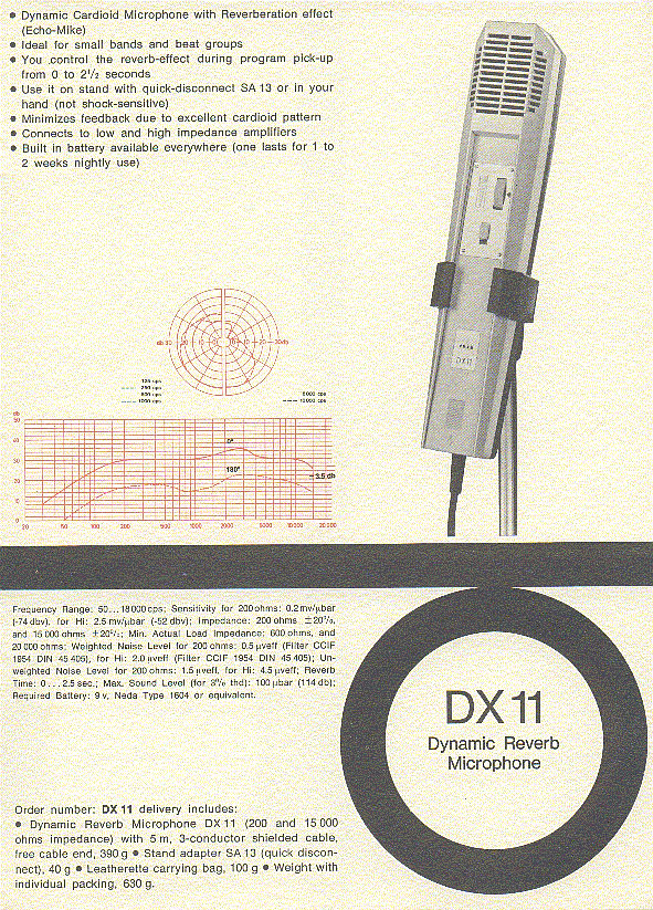 akg dx11 sheet