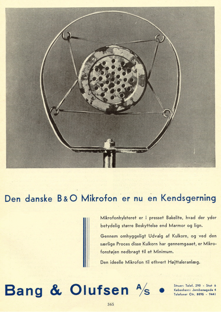 b&o carbon mic ad