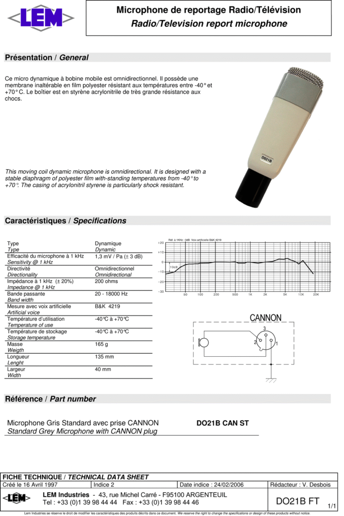 lem do 21 sheet