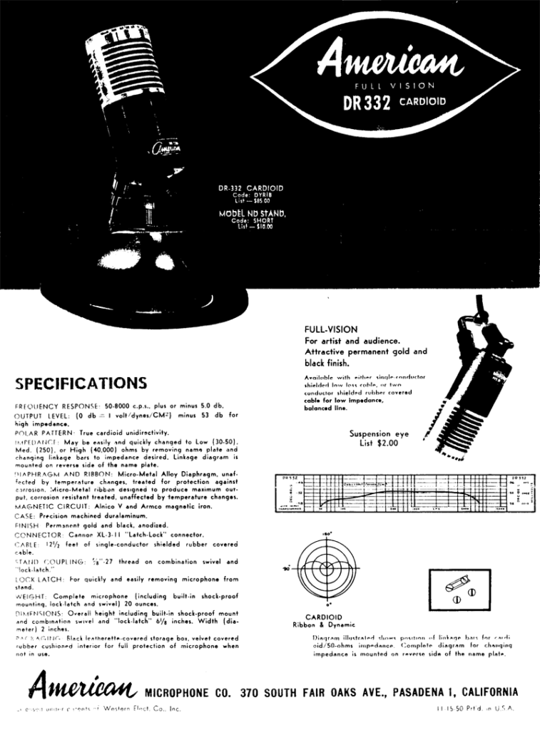 american dr332 ad bw