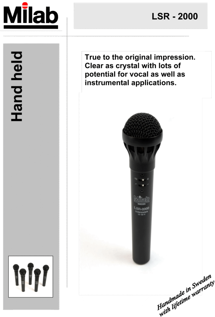 MILAB LSR 2000 lsr 2000 brochure 1