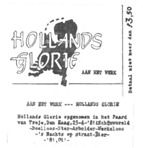 hollands glorie aan het werk cover
