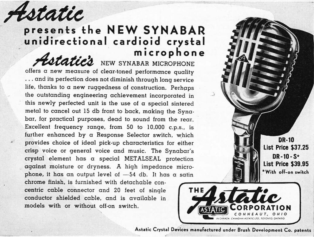 astatic synbar microphone