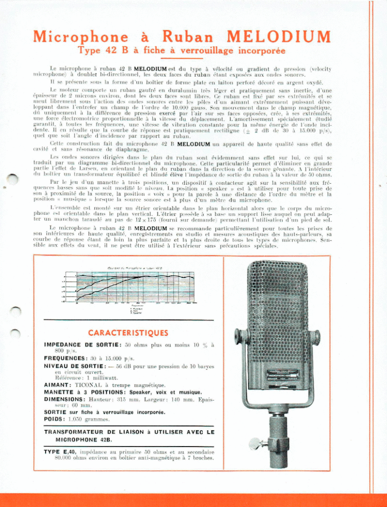 melodium 42b catalogue 1954 9