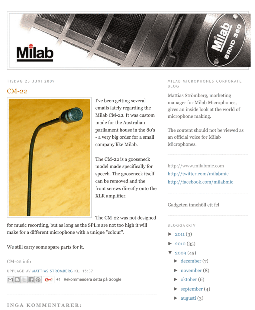 milab cm 22 blogpost