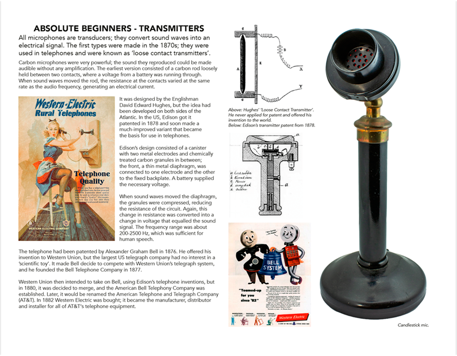WITNESSES OF WORDS II - MORE ON VINTAGE MICROPHONES AND THEIR HISTORY wow 2 absolute beginners